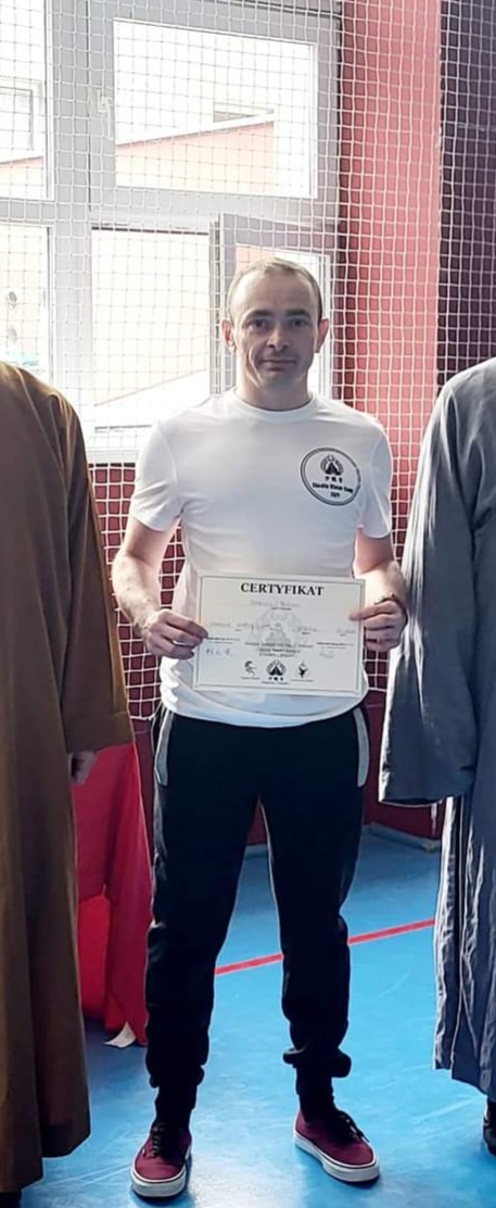 Certyfikat zdobyty podczas Shaolin Winter Camp 2024 w Polsce – wyjątkowe doświadczenie, które łączy tradycję, determinację i rozwój na drodze sztuk walki.