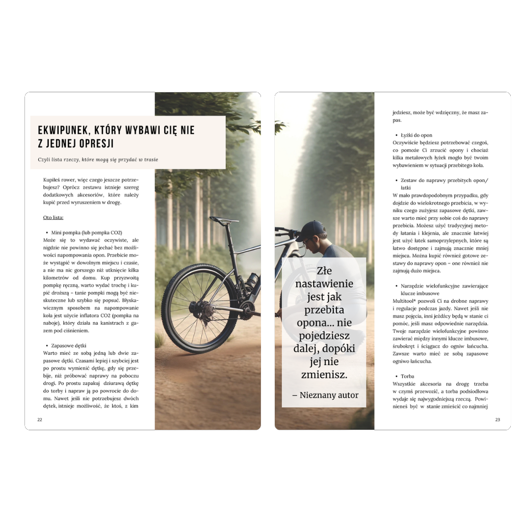 Lista niezbędnego ekwipunku dla rowerzysty – praktyczne wskazówki, jak przygotować się na każdą trasę i uniknąć problemów.