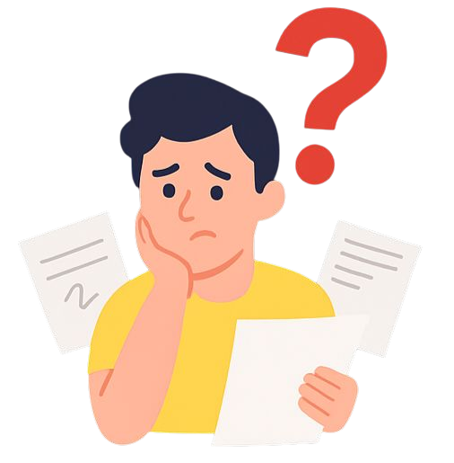 Zdezorientowany człowiek